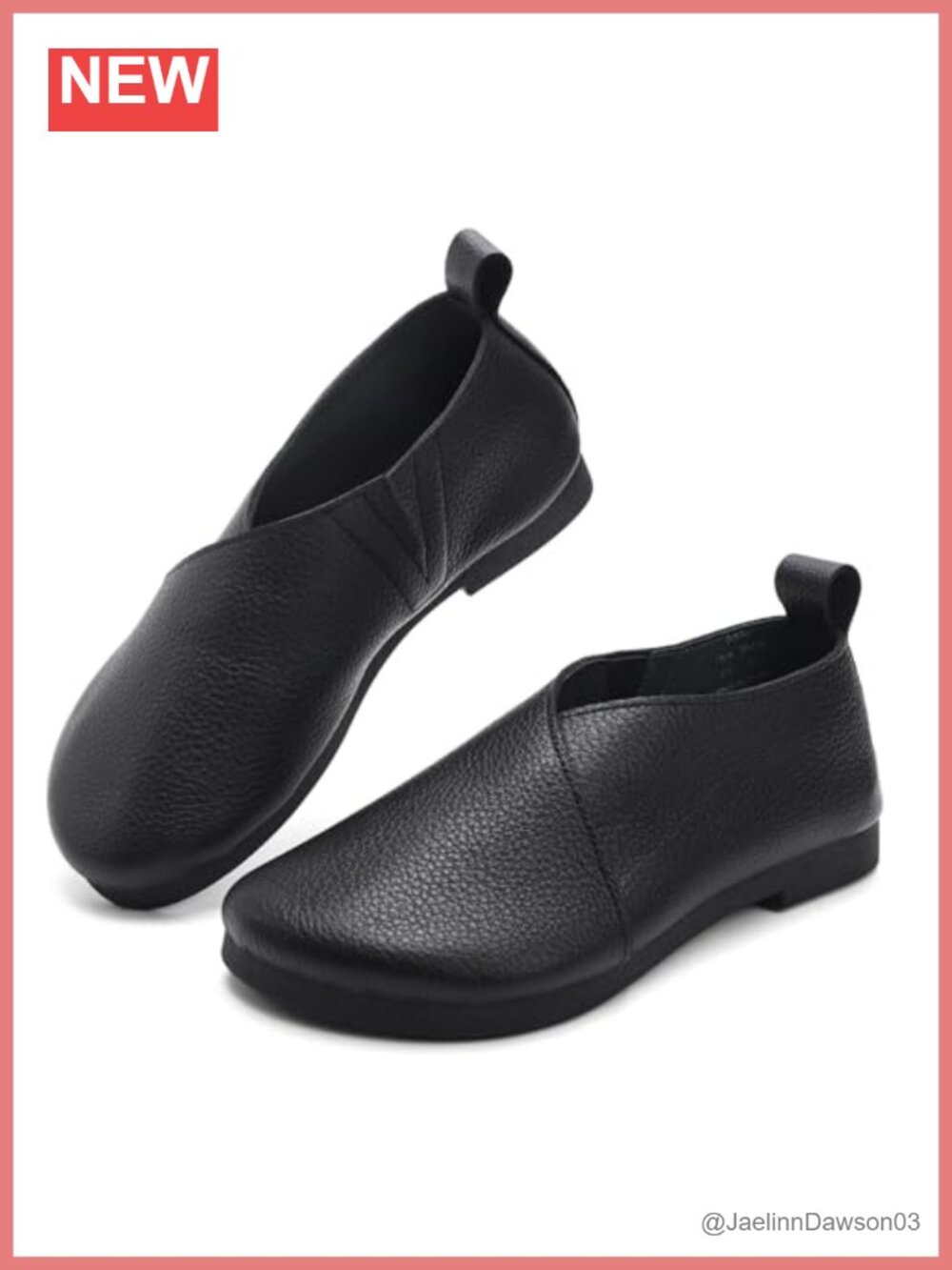 Women's Retro Soft Leather Loafers Non Slip Driving Shoes Lightweight